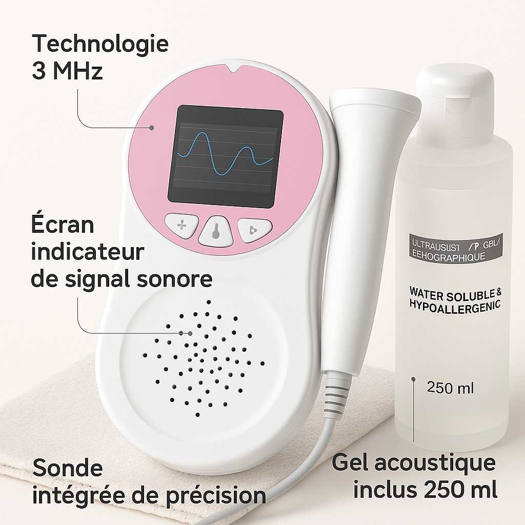 Doppler fœtal écran couleur | Livraison rapide France